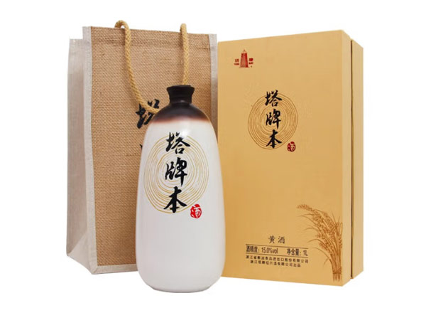 金华塔牌黄酒回收塔牌本酒500ml/1000ml绍兴黄酒花雕酒礼盒