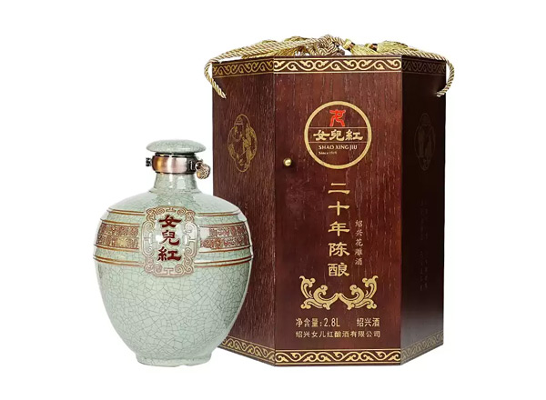 金华女儿红绍兴黄酒回收女儿红二十年陈酿20年花雕酒2.8L坛装礼盒行情价格