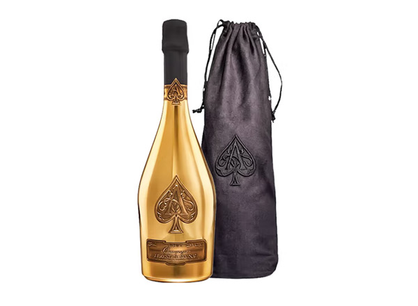 金华黑桃A香槟回收黑桃A黄金香槟金色瓶Armand de Brignac Brut