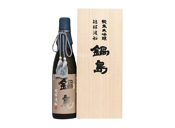 金华锅岛清酒回收锅岛短杆渡船纯米大吟酿40%精米步合日本清酒